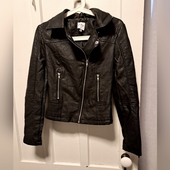 Polly Jackets & Blazers - Polly Moto Jacket Vegan Leather (6)